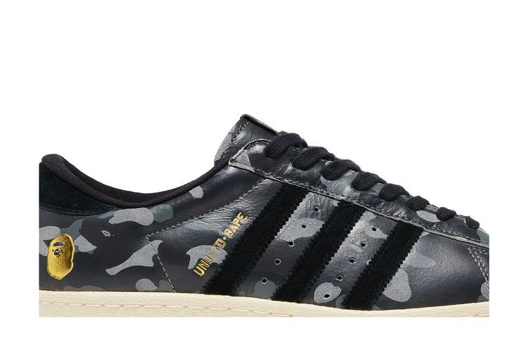 A Bathing Ape x Undeafeated x adidas Superstar 80s 'Black Camo'