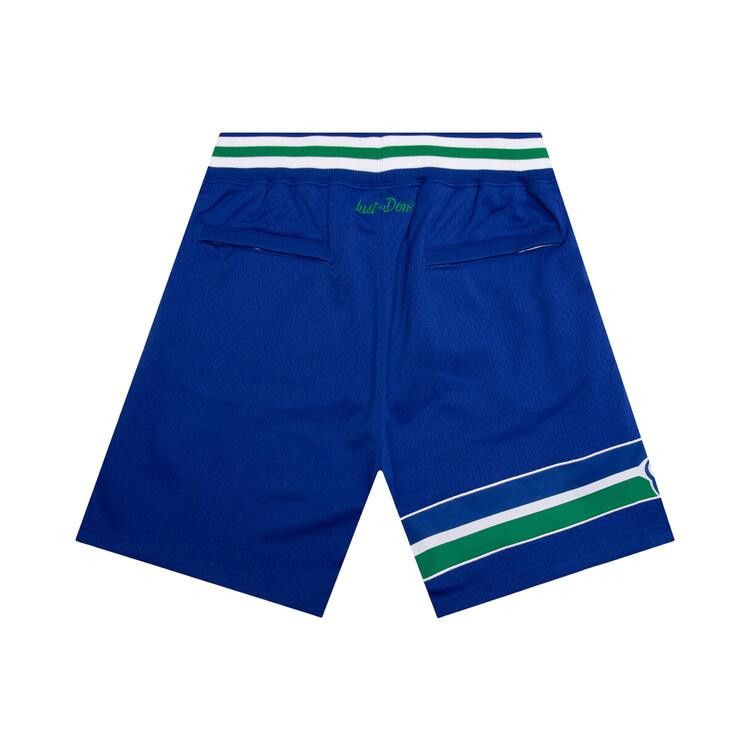 Just Don NFL Throwback Seahawks Shorts 'Royal Blue'