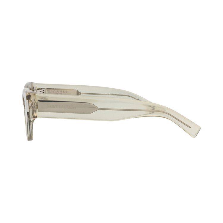 Saint Laurent Cat Eye Sunglasses 'Beige/Silver'
