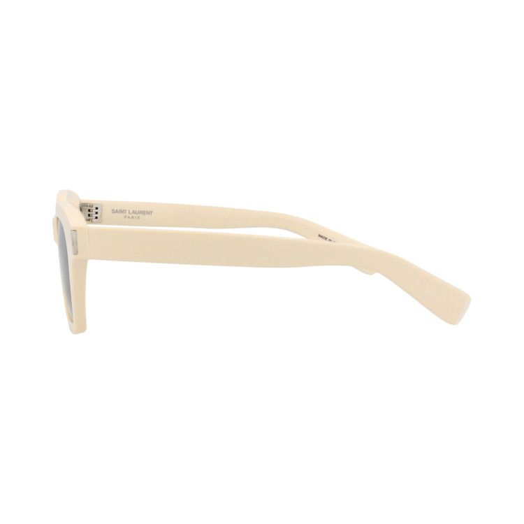 Saint Laurent Square Sunglasses 'Ivory/Brown'