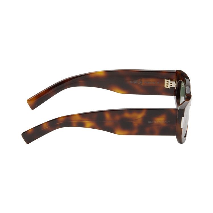 Saint Laurent Rectagular Sunglasses 'Havana'