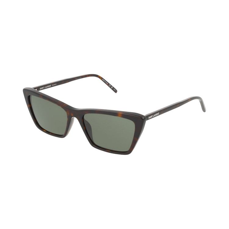 Saint Laurent Mica Thin Cat Eye Sunglasses 'Grey'