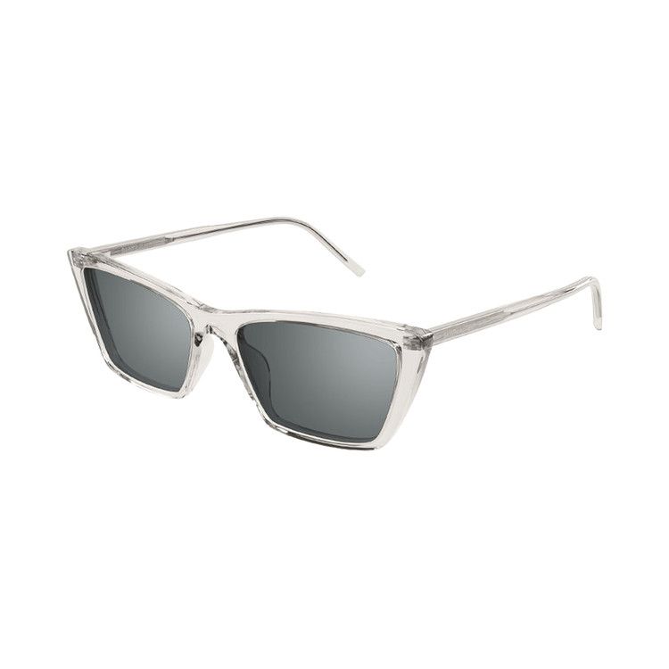 Saint Laurent Mica Thin Cat Eye Sunglasses 'Beige'