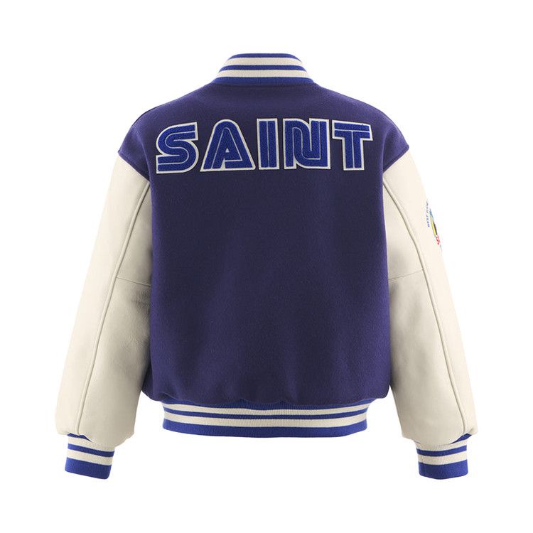 SAINT Mxxxxxx x Sega Varsity Jacket 'Blue'