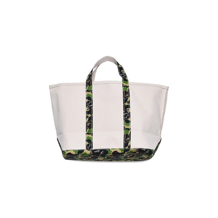 SAINT Mxxxxxx x BAPE Large Tote Bag 'White/Camo'