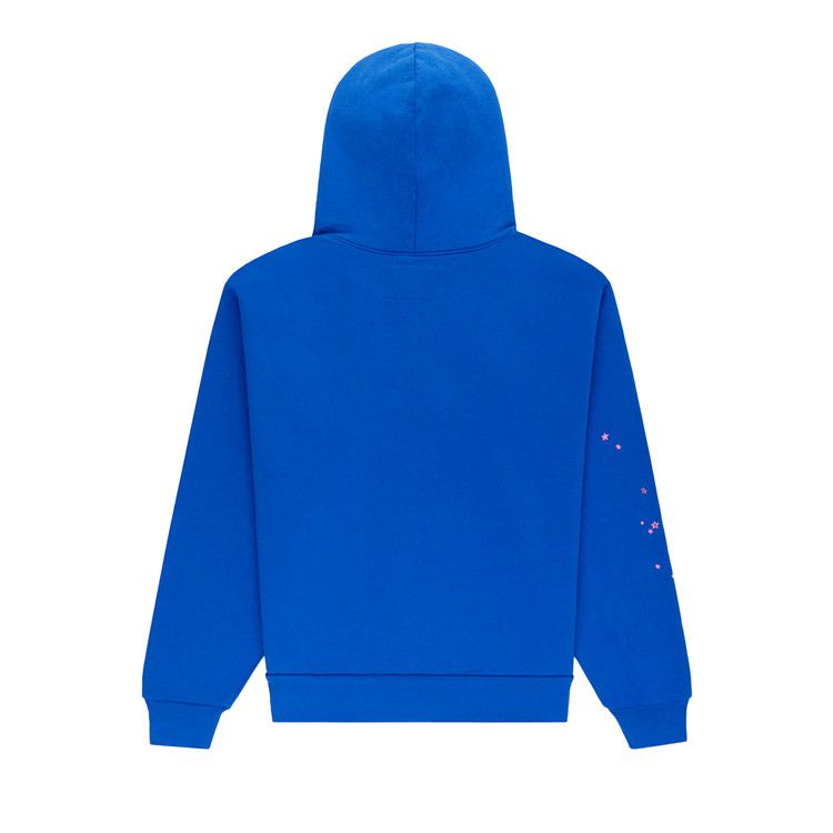 Sp5der Angel Number Hoodie 'Blue'