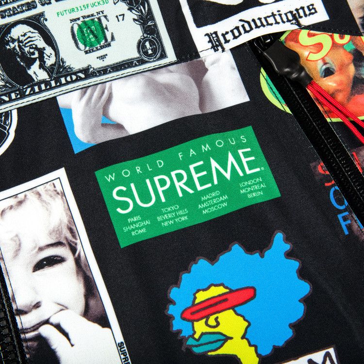 Supreme GORE-TEX Stickers Shell Jacket 'Black'
