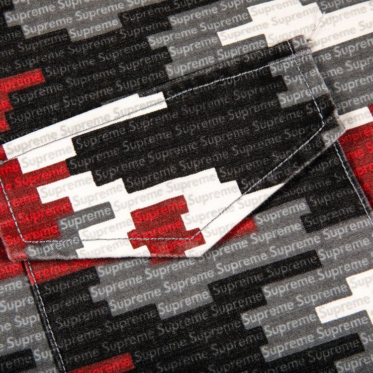 Supreme Logo Camo M-65 Jacket 'Red'