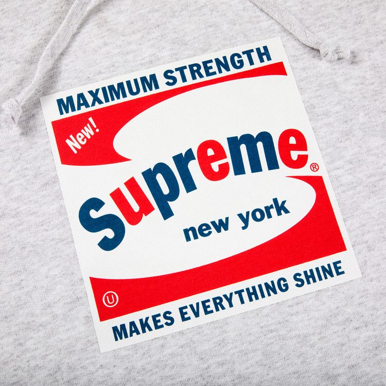 Supreme Shine Hooded Sweatshirt 'Ash Grey'