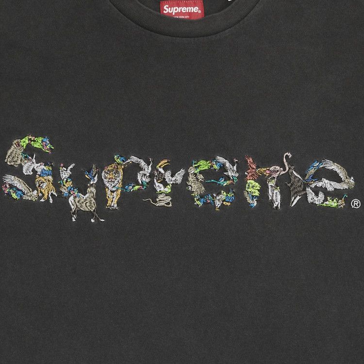 Supreme Animal Kingdom Short-Sleeve Top 'Black'