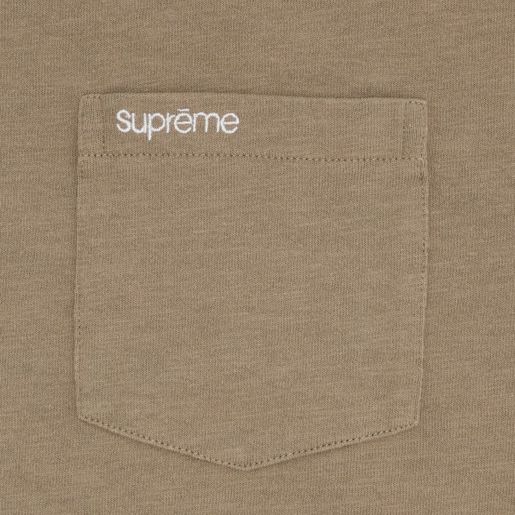 Supreme Short-Sleeve Pocket Tee 'Taupe'