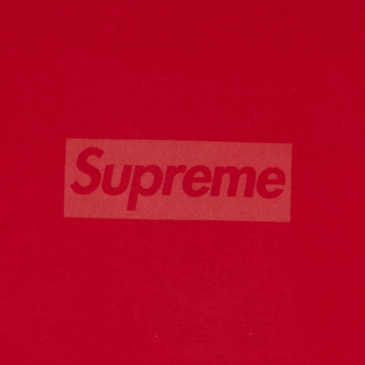 Supreme Tonal Box Logo Tee 'Red'
