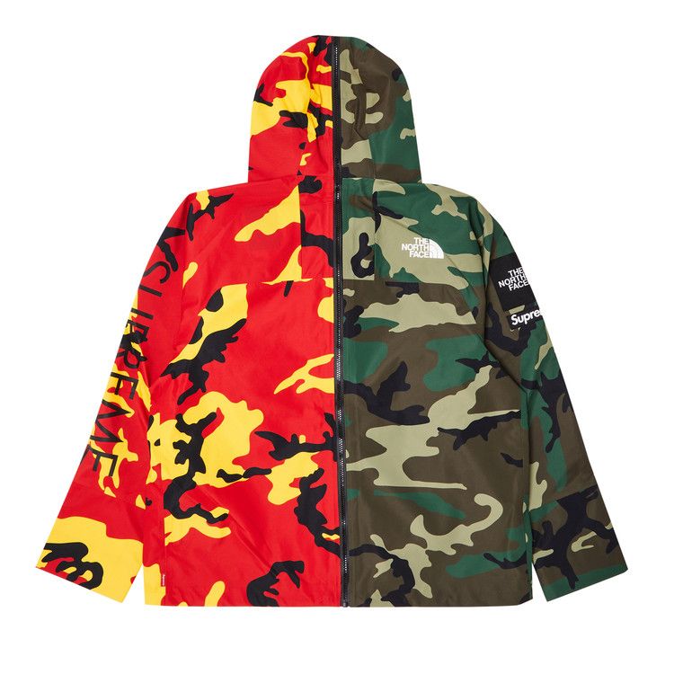 Supreme x The North Face Split Taped Seam Shell Jacket 'Camo'