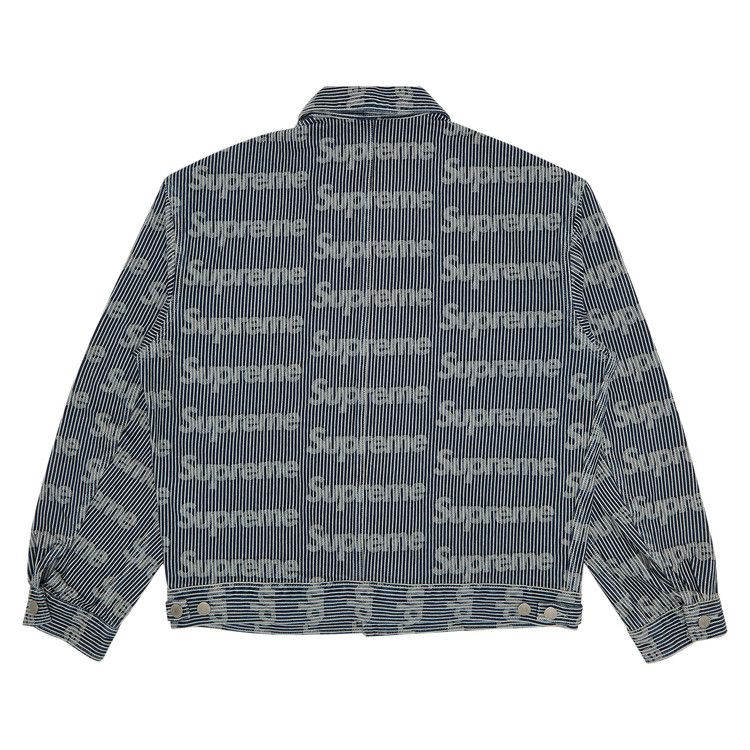 Supreme Denim Chore Trucker Jacket 'Stripe'