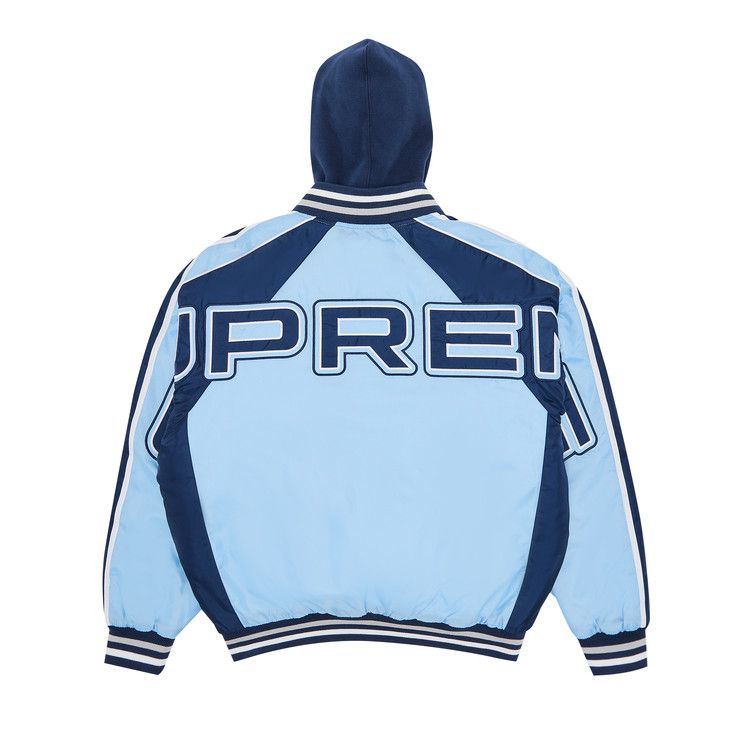 Supreme Hooded Stadium Jacket 'Blue'