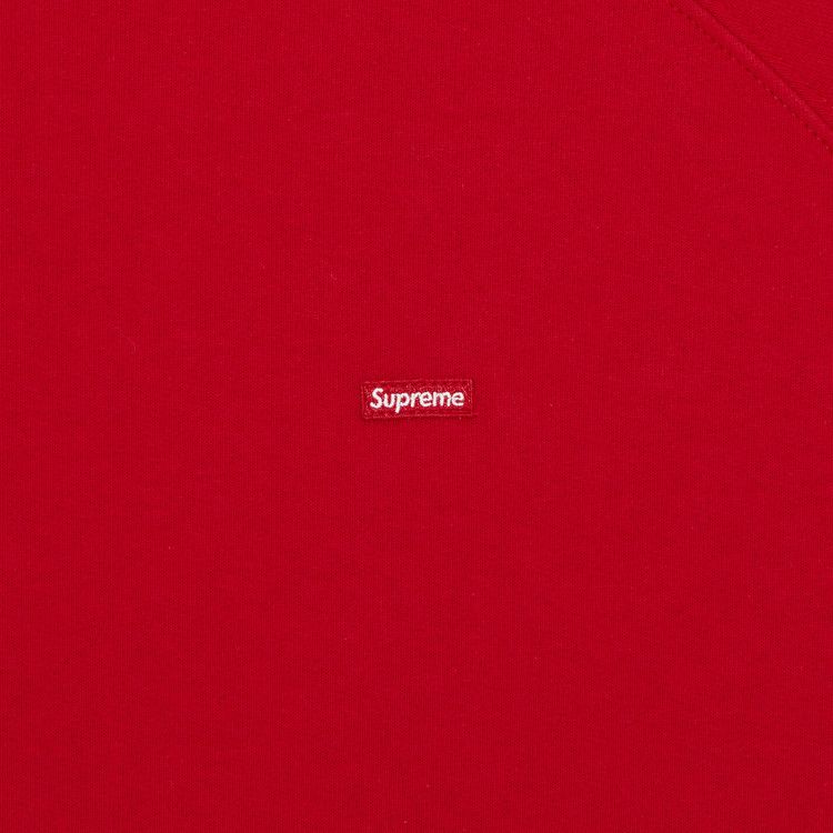 Supreme Small Box Raglan Crewneck 'Red'