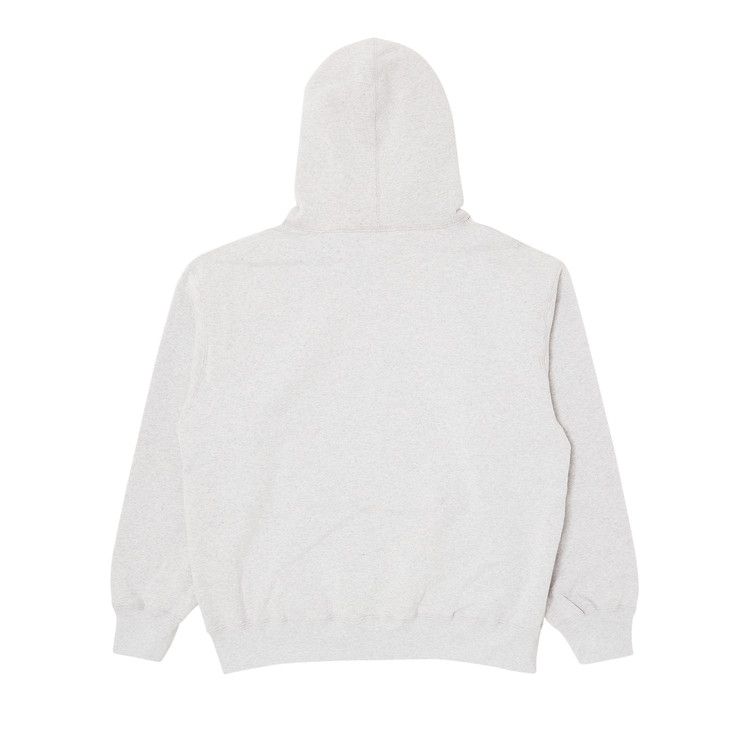 Supreme Jacquard Stripe Hooded Sweatshirt 'Ash Grey'