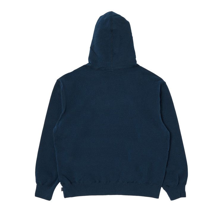 Supreme Jacquard Stripe Hooded Sweatshirt 'Navy'