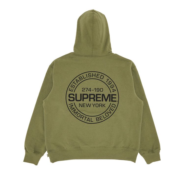 Supreme Immortal Hooded Sweatshirt 'Light Olive'