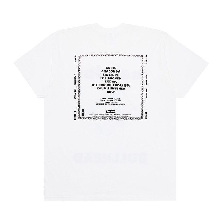 Supreme x Melvins Bullhead Tee 'White'