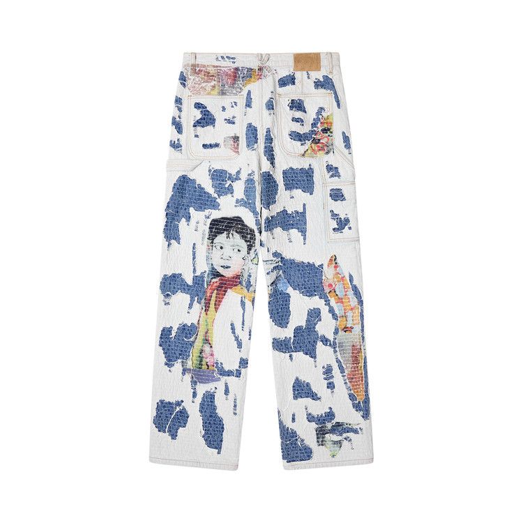 KidSuper Boro Stitched Double Knee Pant 'Multicolor'