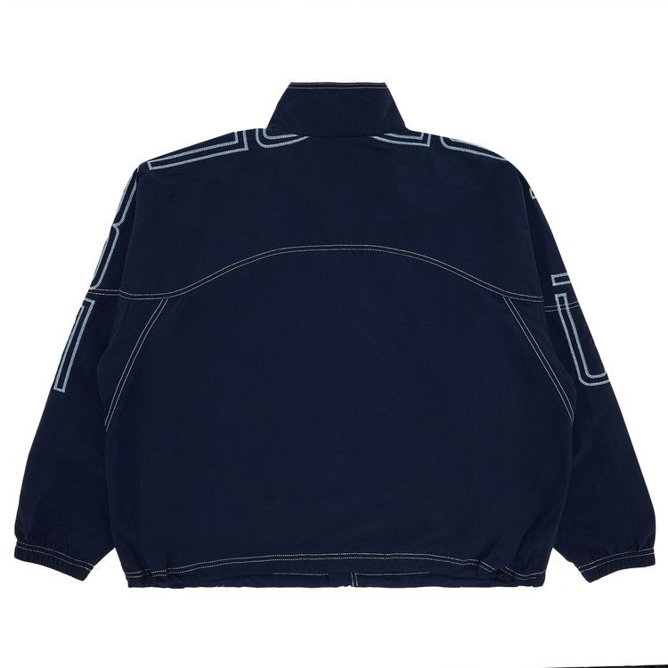 Supreme Spellout Embroidered Track Jacket 'Navy'