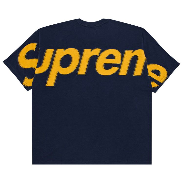 Supreme Intarsia Short-Sleeve Top 'Navy'