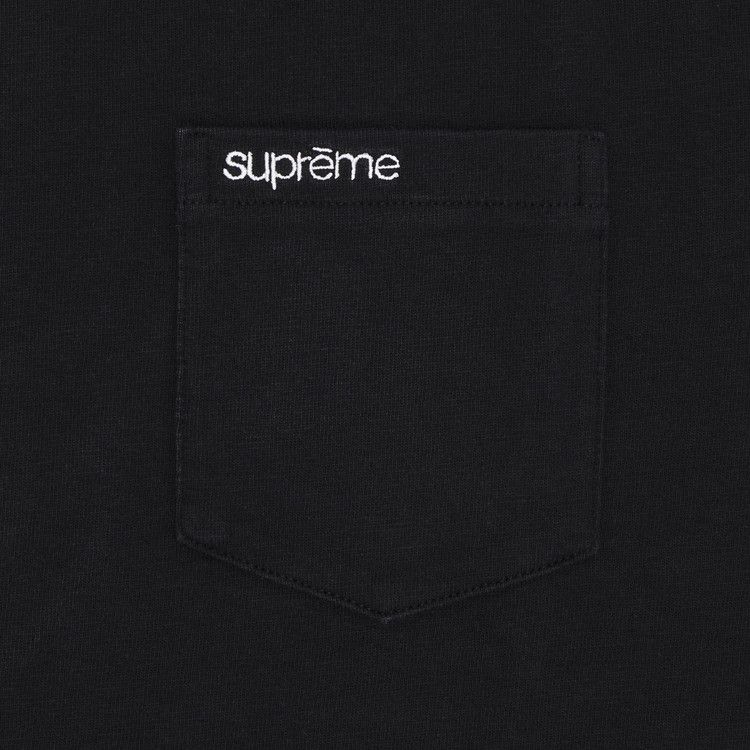 Supreme Short-Sleeve Pocket Tee 'Black'