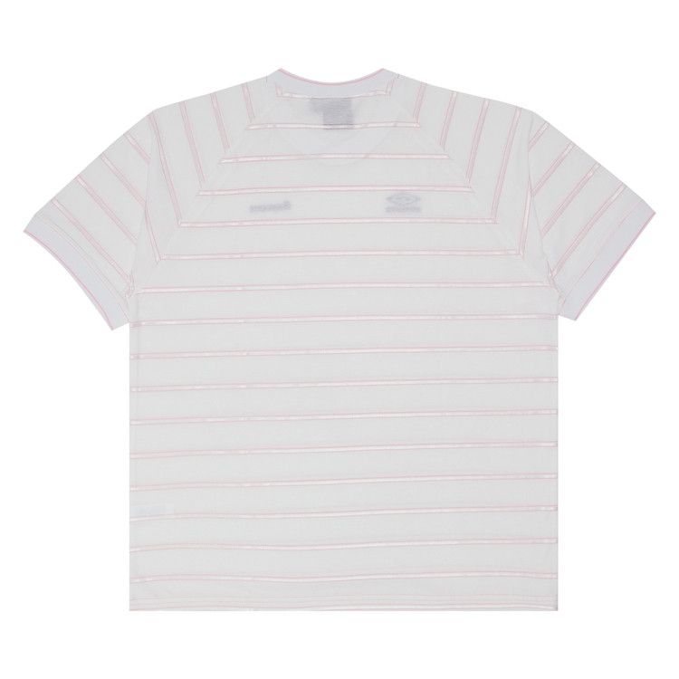 Supreme x Umbro Stripe Soccer Jersey 'White'