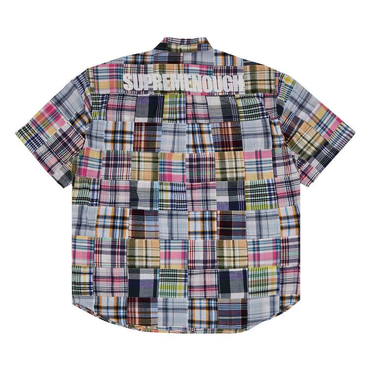 Supreme x Goodenough Patchwork Madras Short-Sleeve Shirt 'Multicolor'
