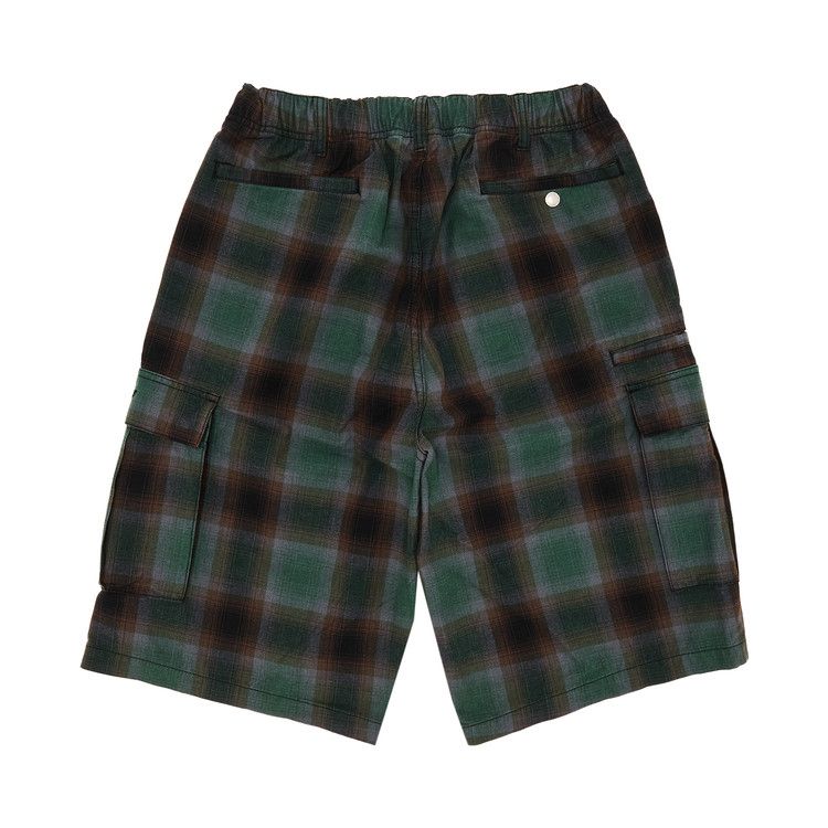 Supreme Shadow Plaid Cargo Short 'Green'