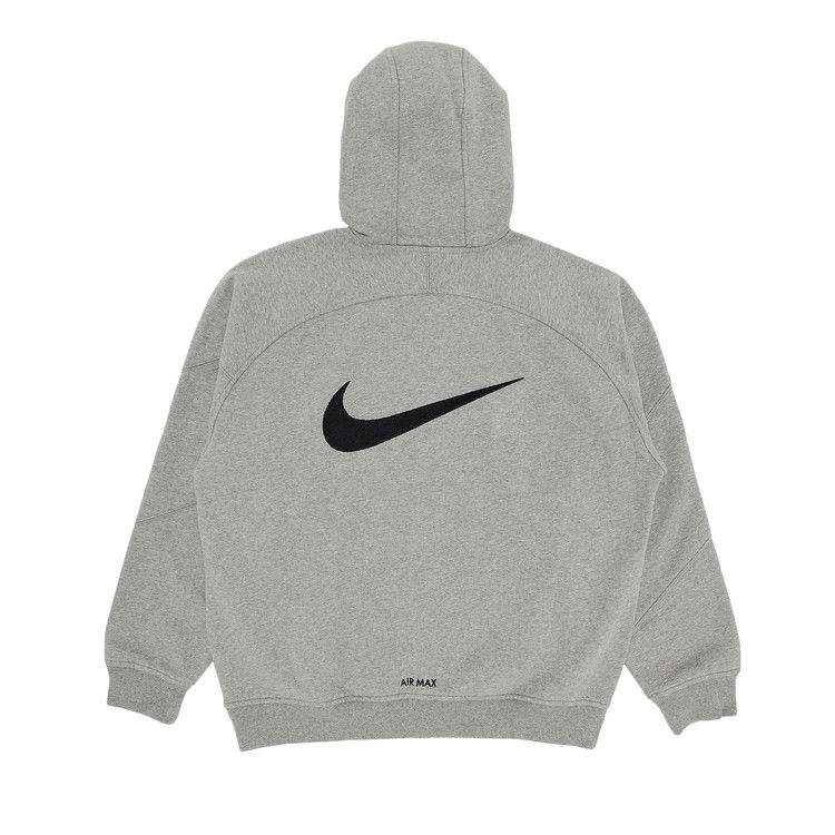 Supreme x Nike Zip Up Hooded Sweatshirt 'Heather Grey'