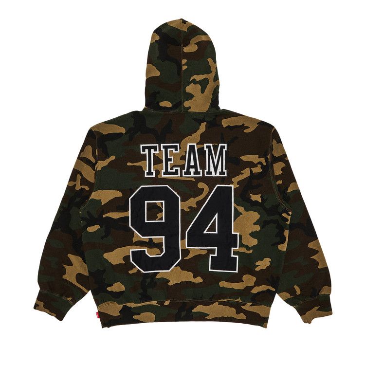 Supreme Team 94 Hooded Sweatshirt 'Woodland Camo'