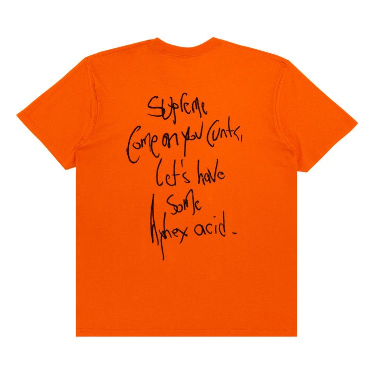 Supreme x Aphex Twin Windowlicker Tee 'Orange'