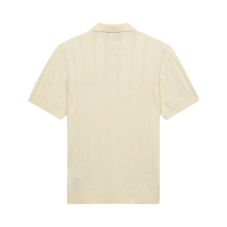 KidSuper Painters Logo Knit Polo 'Cream'