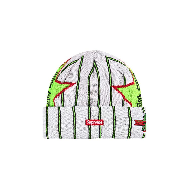 Supreme New Era Stars Beanie 'Stripe'