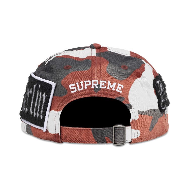 Supreme City Patches 6-Panel 'Red Camo'