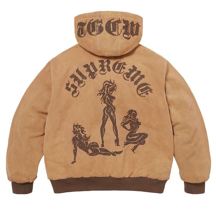 Supreme x The Great China Wall Hooded Work Jacket 'Tan'