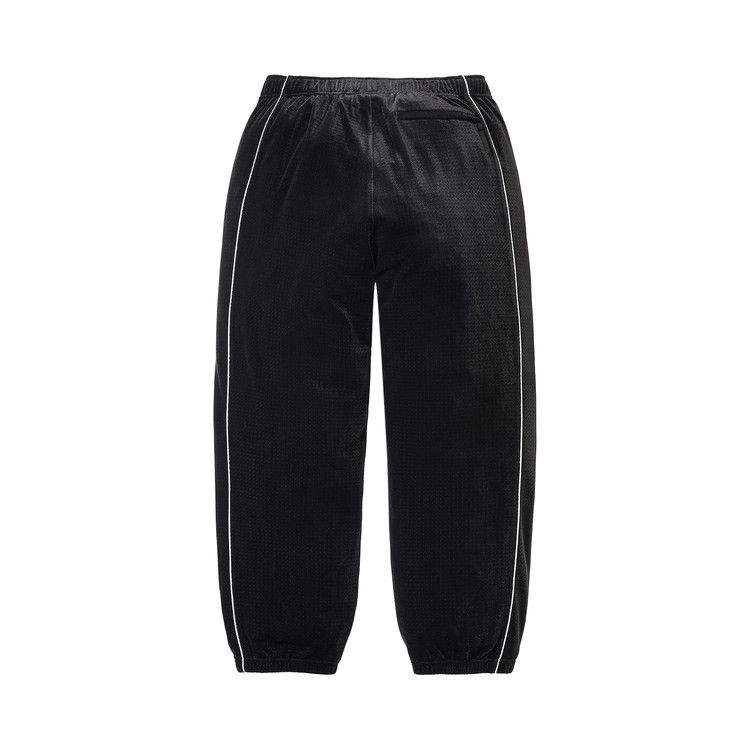 Supreme Velour Mesh Track Pant 'Black'