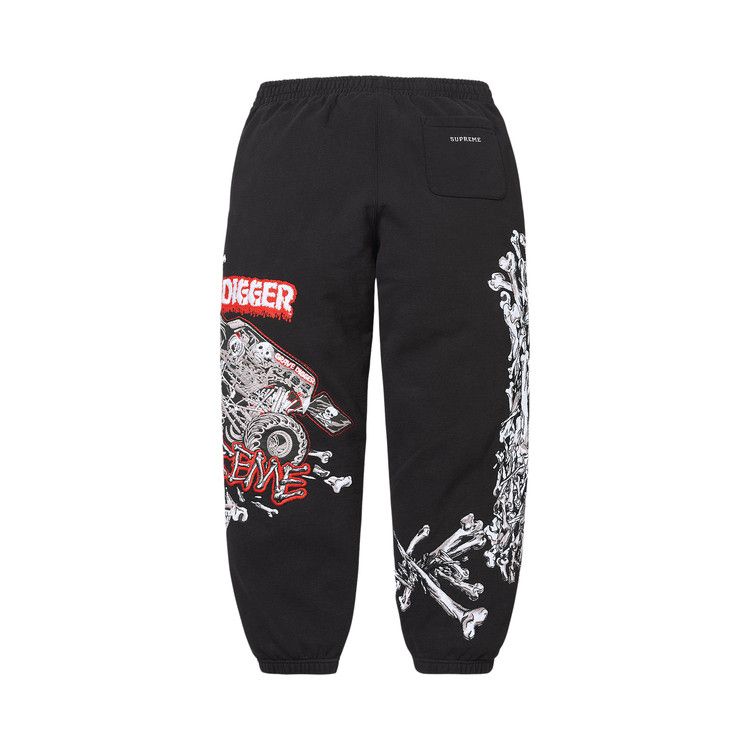 Supreme Monster Jam Grave Digger Bones Sweatpant 'Black'