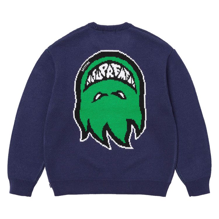 Supreme x Spitfire Sweater 'Navy'