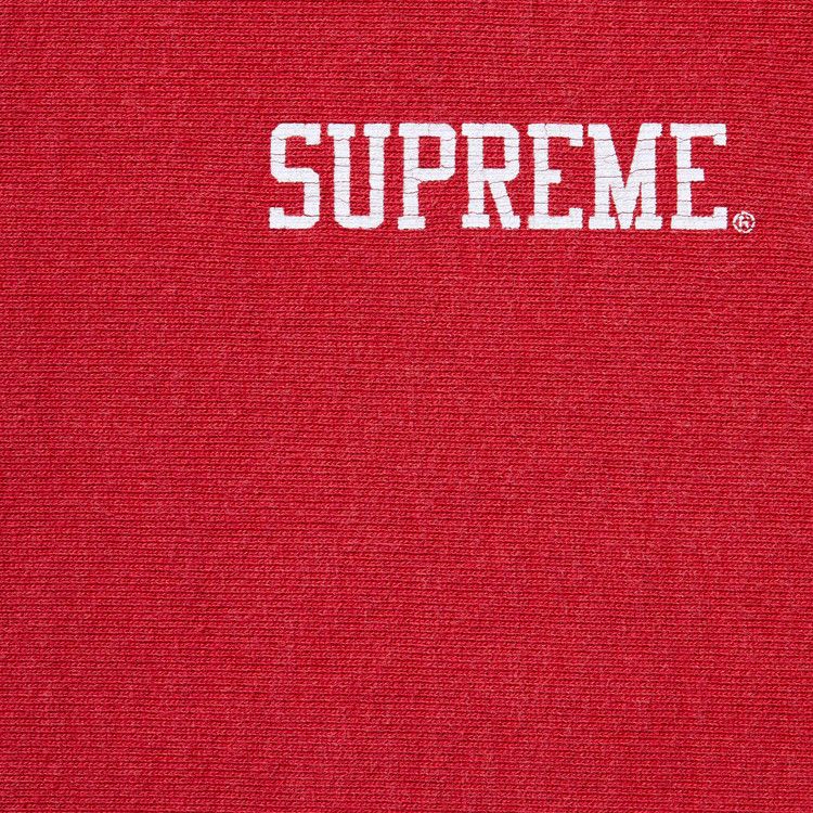 Supreme Washed Crewneck 'Red'