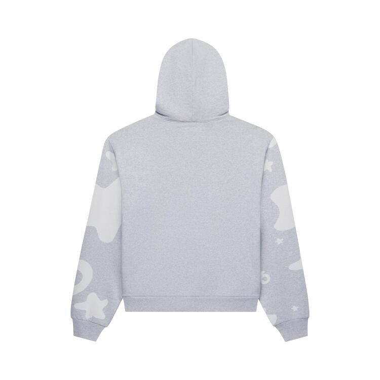 Sp5der Aop Beluga Pullover Hoodie 'Grey'