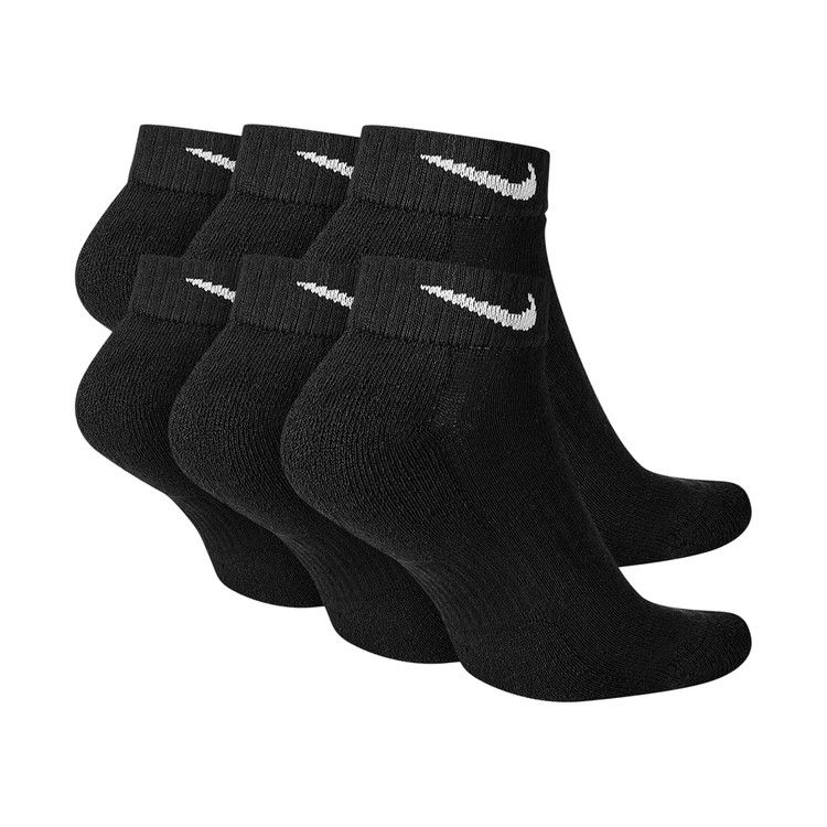 Nike Everyday Cushioned Low Socks Dri-Fit (6 Pairs) 'Black/White'