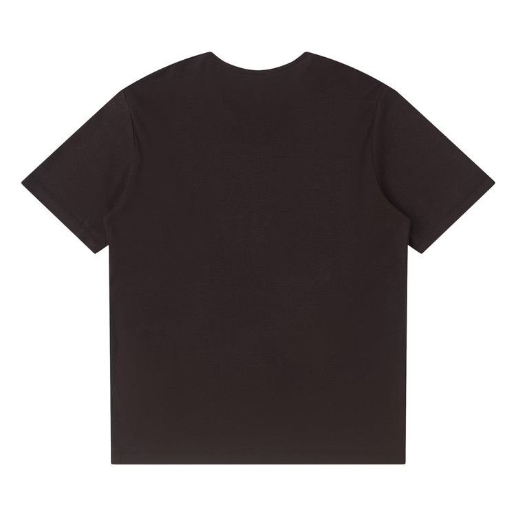 Lemaire Rib U Neck T-Shirt 'Squid Ink'