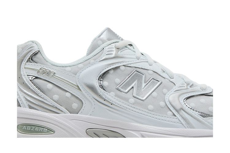 New Balance 530 'White Silver Metallic Polka Dots'
