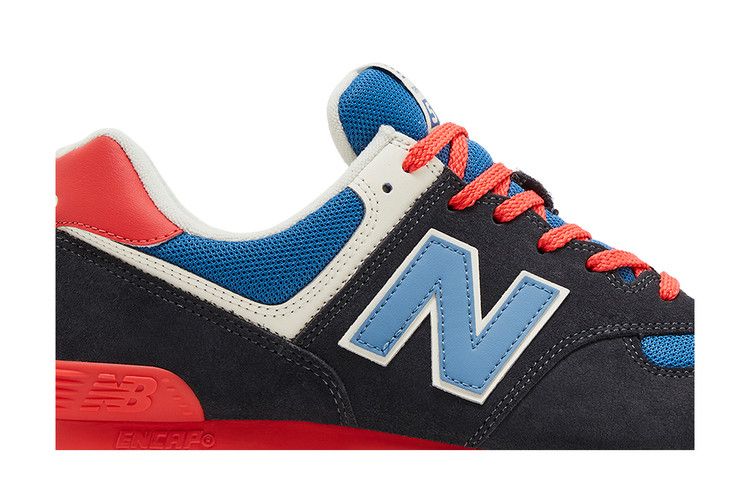 New Balance 574 'Phantom Blue Blast Red'