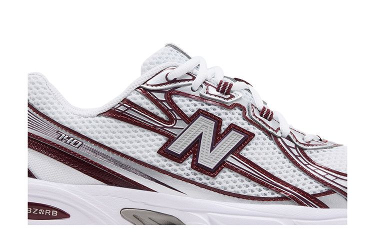 New Balance 740 'White Burgundy Silver'