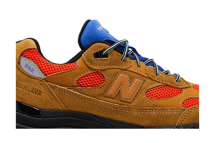 Action Bronson x New Balance 992 Made in USA 'Tan Orange Blue'