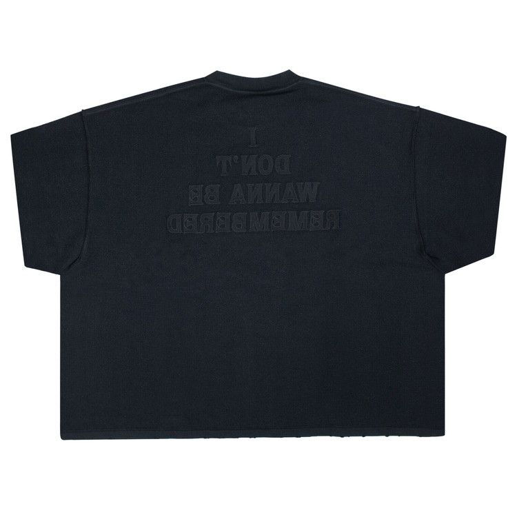 Vetements Dirty Unknown Embroidered Oversized T-Shirt 'Black'